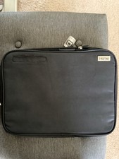iHome Heathered Grey Laptop Computer Travel Carry Bag Case No Carry Strap NWOT
