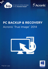 Acronis True Image 2014  Physical CD  Key Retail Box  New Old Stock