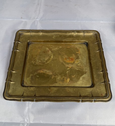 Servizio da caffè espresso vintage Monopoli ottone ornato due persone - Foto 2 di 6