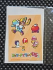 Vintage Nintendo Mario Yoshi Island DS Stickers Sheet Rare Promo NES Retro GB