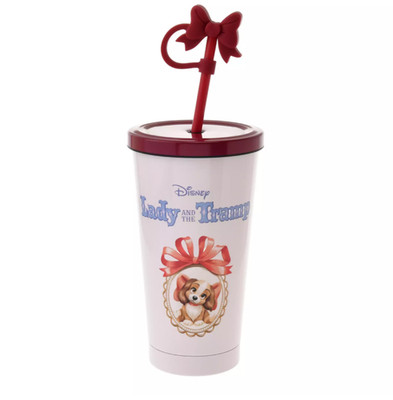 Disney Store Lady and the Tramp 70th Anniversary Edelstahl Becher