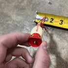Vintage Hula Popper Fishing Lure White And Red — photo 3