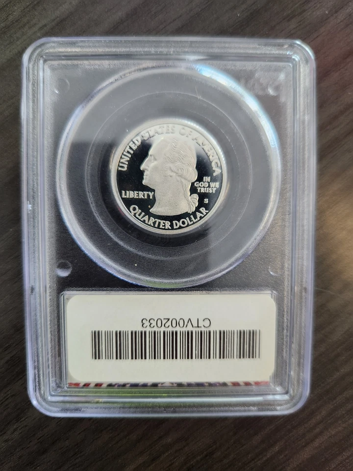 2009-S LINCOLN BICENTENNIAL PCGS PR69CAM U.S VIRGIN LSLANDS SILVER 25C - Image 2 of 2