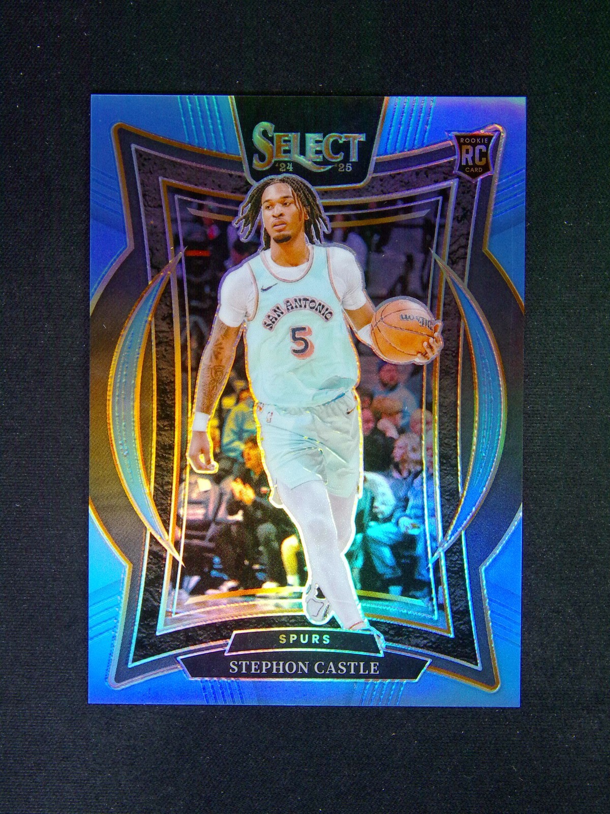 2024-25 Panini Select Stephon Castle #72 RC Rookie Concourse Light Blue /299