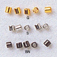 Crimp Beads 1.5 mm, 25 pcs, 3 Colors