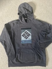 Columbia Sportswear Men s Medium Dark Gray Hoodie Pullover Sweatshirt