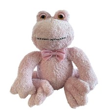 Kayla's Concepts Pink Frog Plush Stuffed Animal Terry Cloth 16 inch Super Cute 