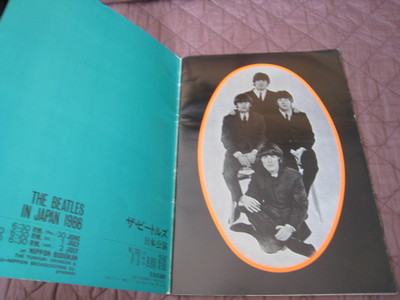 Beatles 1966 Japan Tour Book Concert Program with Photo John