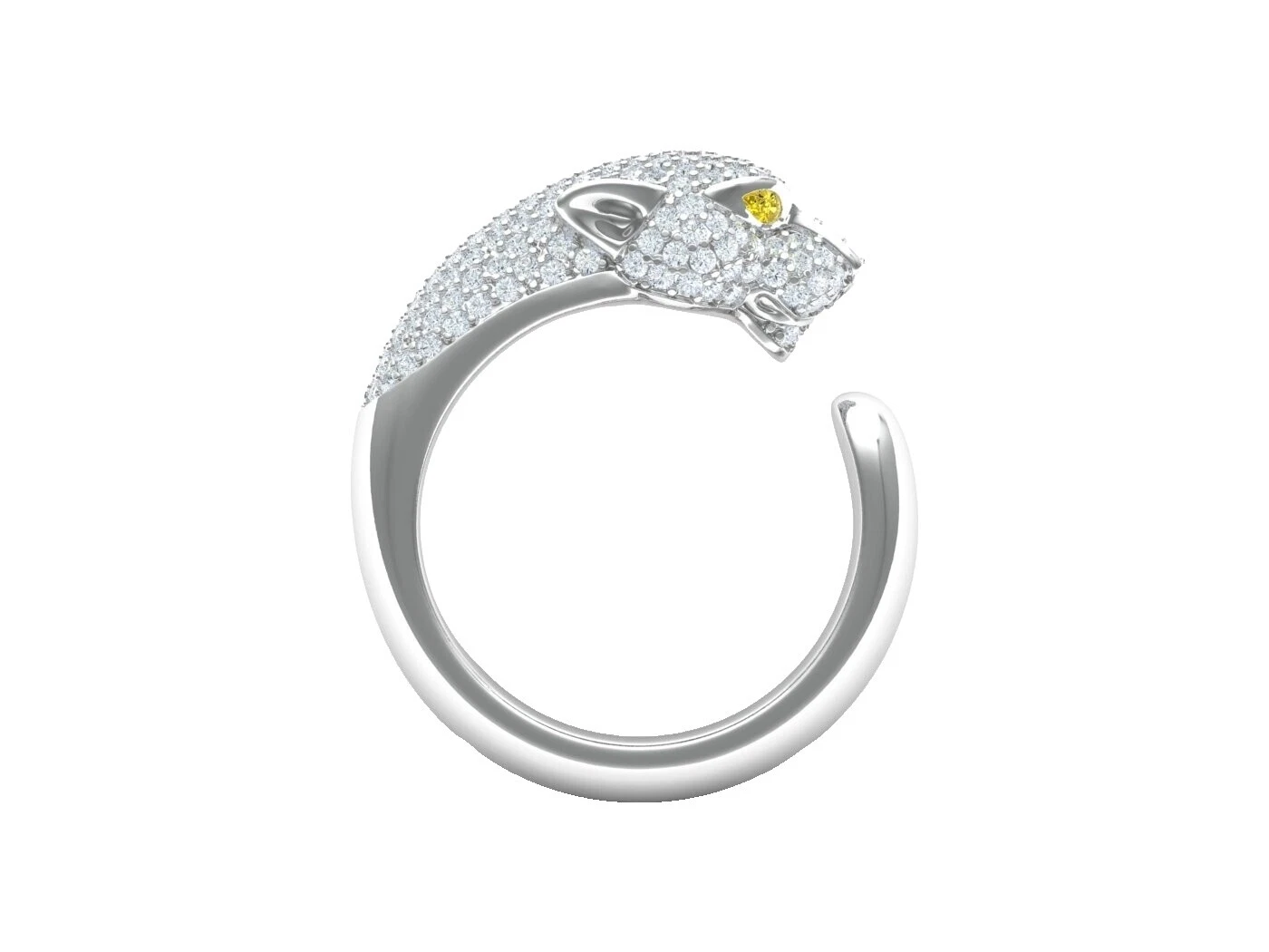 Citrino joyas de oro rosa para hombres