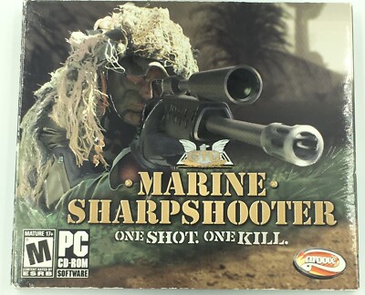 Marine Sharpshooter Computer Video Game by Groove 2005 PC CD-ROM Software 