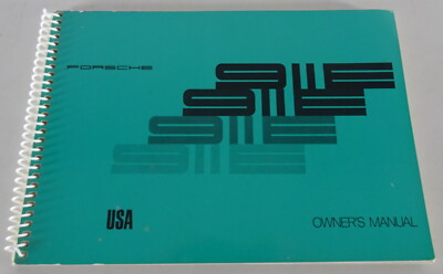 Owner's Manual / Handbook Porsche 911 E Ur-Model Model Year 1972 Original