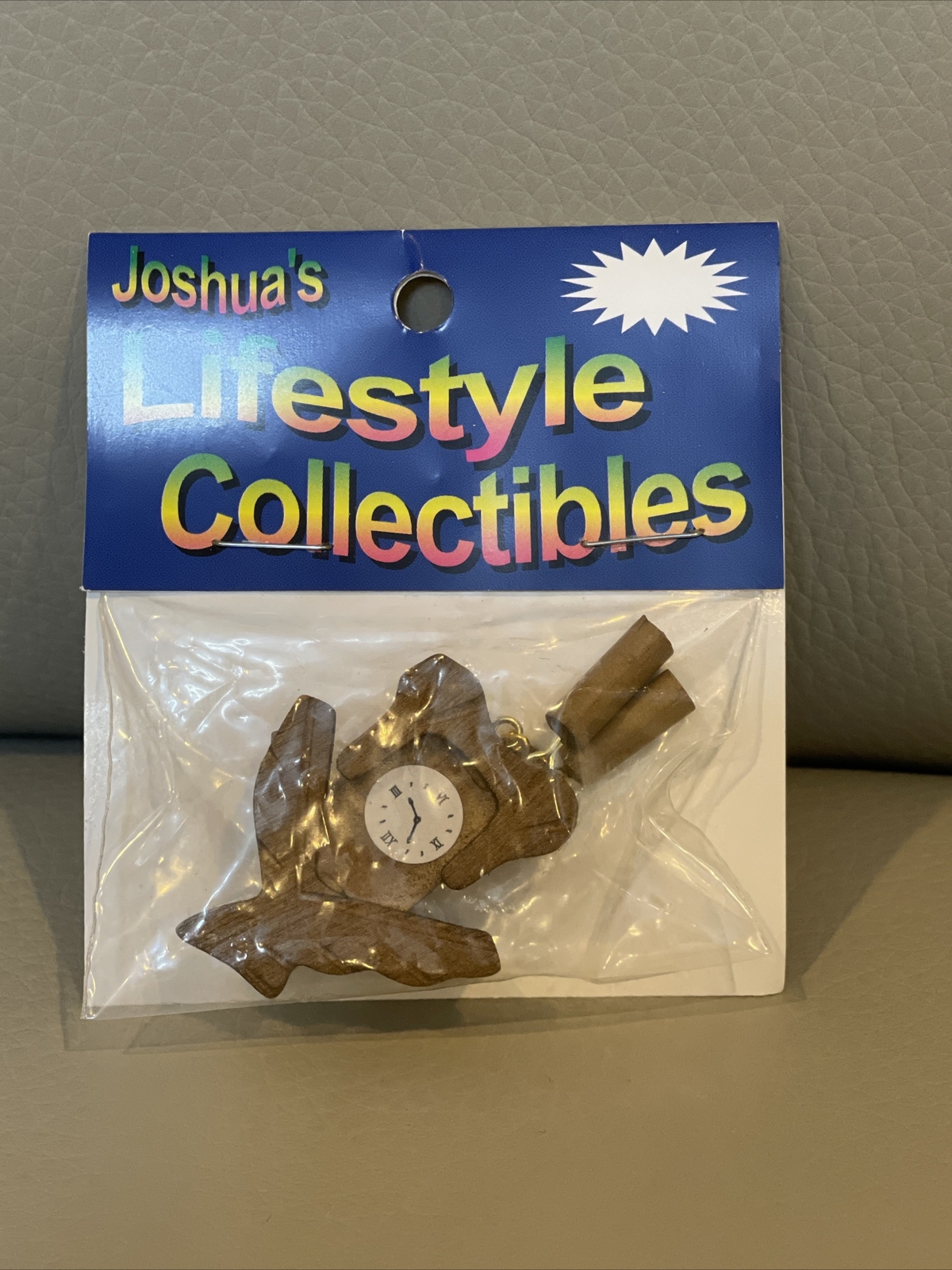 NEW Dollhouse Miniature Joshua's Lifestyle Collectibles Cuckoo Clock Wood