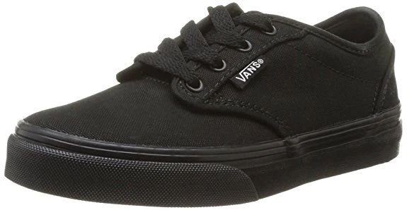 Scarpa da skate bambino Vans Atwood tela VN0KI5186 nero nero 100% originale nuova