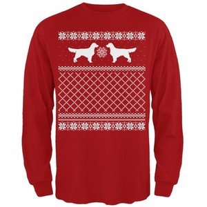 golden retriever ugly christmas sweater