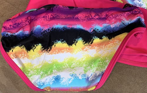 GIRLS TANKINI SIZE 7/8 FREESTYLE PINK/MULTICOLOR SUPER CUTE!! - Picture 3 of 4