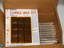 (12) 1 OZ Concentrated Candle Wax Dye Tinting - Chartreuse RED MAROON Color NOS