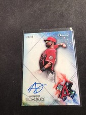 2021 Bowman Sterling Prospect Speckle Refractor /99 Alexander Ramirez Auto