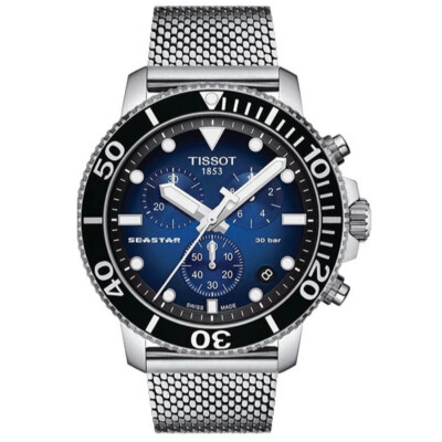 New Tissot T-Sport Seastar 1000 Chrono Diver's Men's Watch T120.417.11.041.02