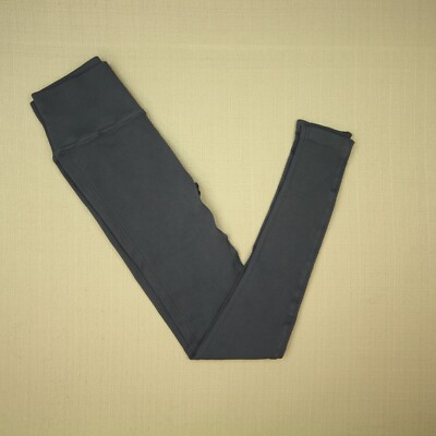 Nux Cropped Legging Women's Size XS Pull On Low Rise Gray Activewear NWOT