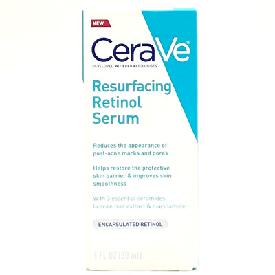 CeraVe Resurfacing Retinol Serum for Post-Acne Marks and Skin Texture  1 OZ