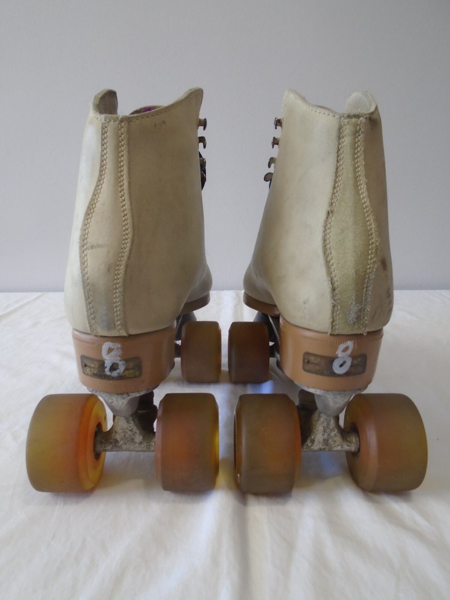 Vintage Riedell Sure-Grip Super X 6 Roller Skates Size Mens  display picture 1
