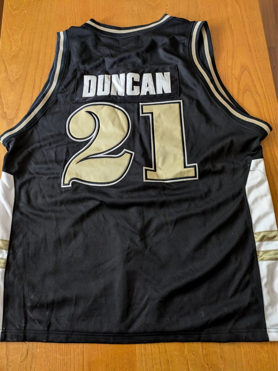 Hardwood Legends Jersey -Wake Forest, Tim Duncan XL | eBay