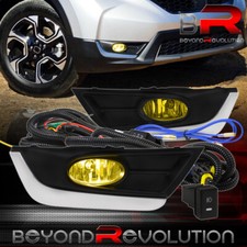 For 2017-2019 Honda Crv Front Yellow Fog Light Lamp Replacement Upgrade Wiring