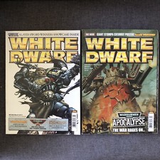 2 WHite Dwarf Magazines - 2012 March 2009 March - RARE LOTR Warhammer