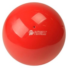 RSG Ball WETTKAMPFBALL Gymnastikball PASTORELLI rot SENIOR 18cm FIG zert. NEU