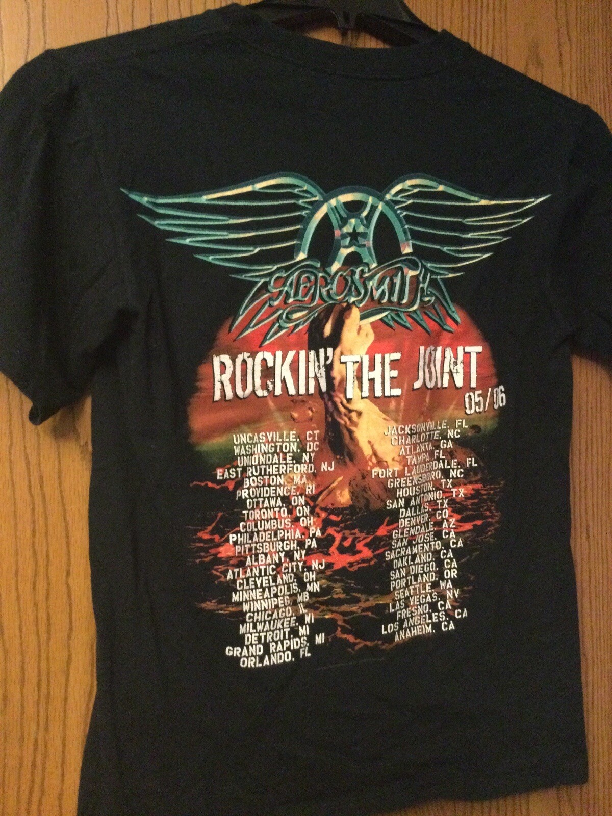 Aerosmith - “Rockin' The Joint” - 05/ 06 Tour. Black… - Gem