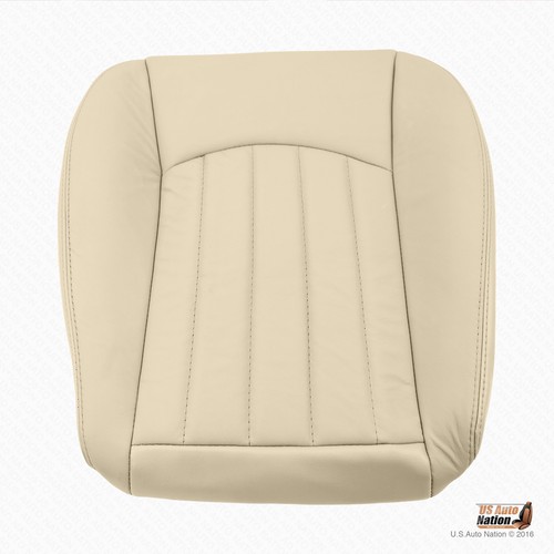 2007 2008 Jaguar X-Type - Front Driver Bottom Replacement Leather Seat Cover Tan - Bild 3 von 12