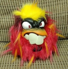 GRUMBLIES SCORCH RED LAVA POKE MY BELLY INTERACTIVE PLUSH - 6" TALL Works Talks
