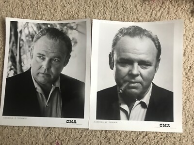 Carroll O'Connor Schauspieler 2x Original Fotos Promo