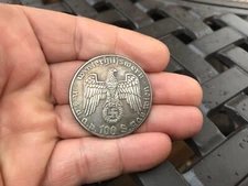 100 SHILLINGS GERMAN WINTER RELIEF DONATION MONEY WWII COMMEMORATIVE COIN