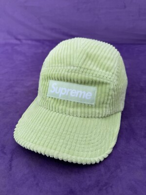 Supreme 5 Panel Corduroy Cap Hat Pale Mint Green | eBay
