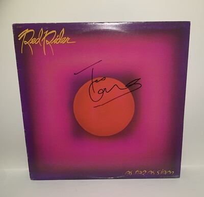 Tom Cochrane Signed Red Rider As Far As Siam Vinyl Record Lp Lunatic Fringe
