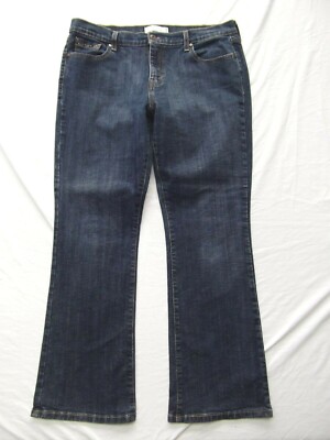 Levis 515 denim jeans sz 14 boot cut stretch studded MINT
