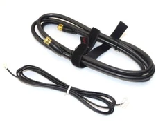 APC Brand - Set of 2 Cables - Coaxial + Phone Line - TV Cable Modem VCR Fax