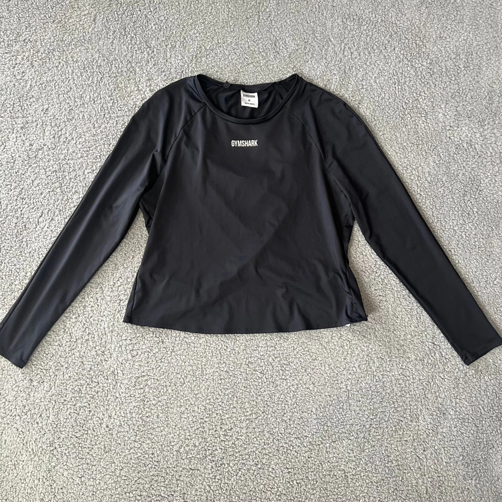 gymshark euphoria long sleeve cut out back shirt
