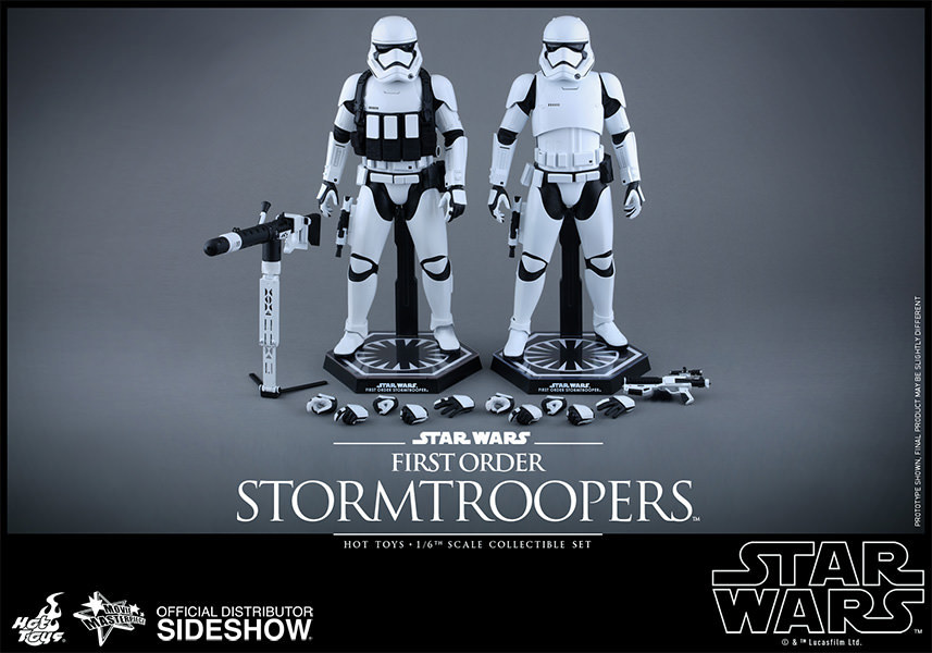 Star Wars Movie Masterpiece First Order Stormtroopers Set Hot Toys