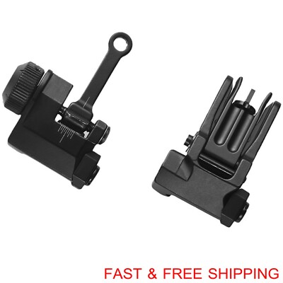 1 pair For KAC300 Folding Sights Front & Rear Sights Mechanical Direct Mount Up