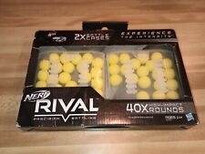 Habro Nerf Rival Battle Refill Cases - 40 Count New In Box Yellow Rounds Battle