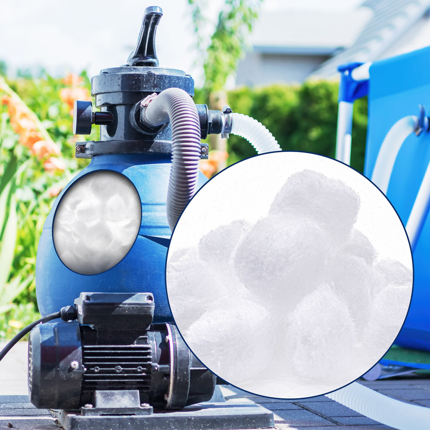 Filter Balls für Pool Filterbälle Filterkugeln Alternative Sandfilter