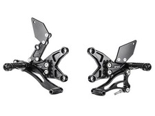 Bonamici Black Aluminium Rearsets to fit Kawasaki ZX-10R 2016-2020