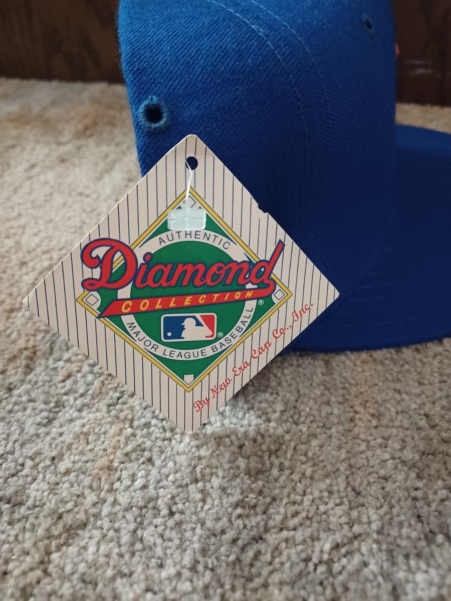 NY Mets Hat Vintage 90s New Era 5950 Pro Model Diamond Collection 