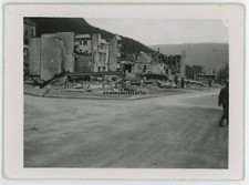 Orig. Foto zerstörtes Bahnhof nach Kampf um NARVIK Norwegen 1940