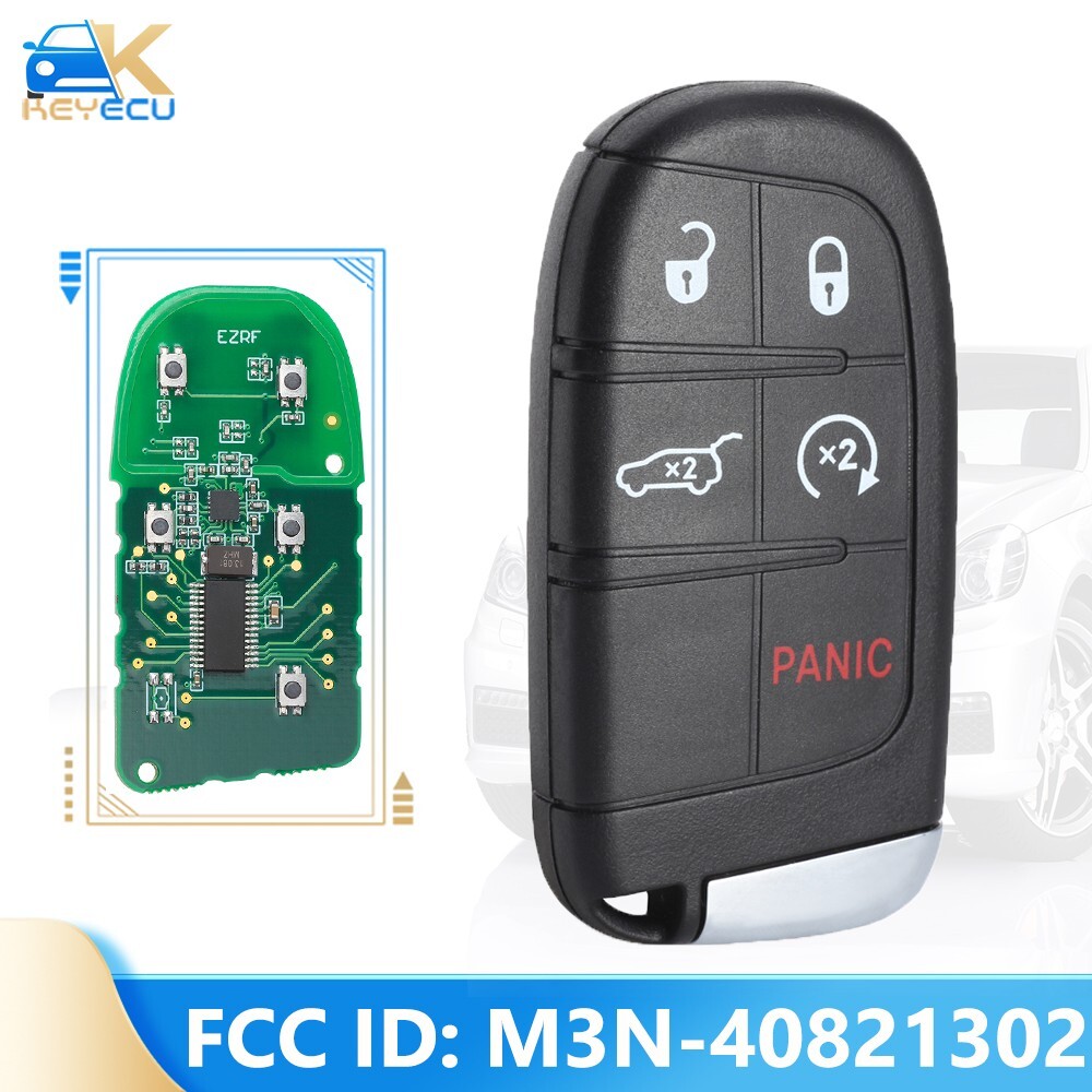 Smart Remote Key Fob for Jeep Compass 2017-2020 with 4A Chip