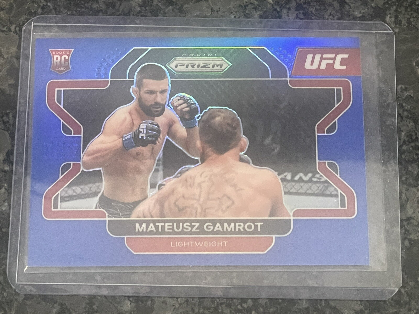 Mateusz Gamrot 2022 Panini Prizm UFC RC Rookie Blue Prizm /199