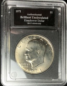 BU Brilliant Uncirculated 1971-D Eisenhower Dollar