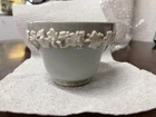 Gray & White Vintage Wedgwood Embossed Queensware of Etruria & Barlaston Tea Cup